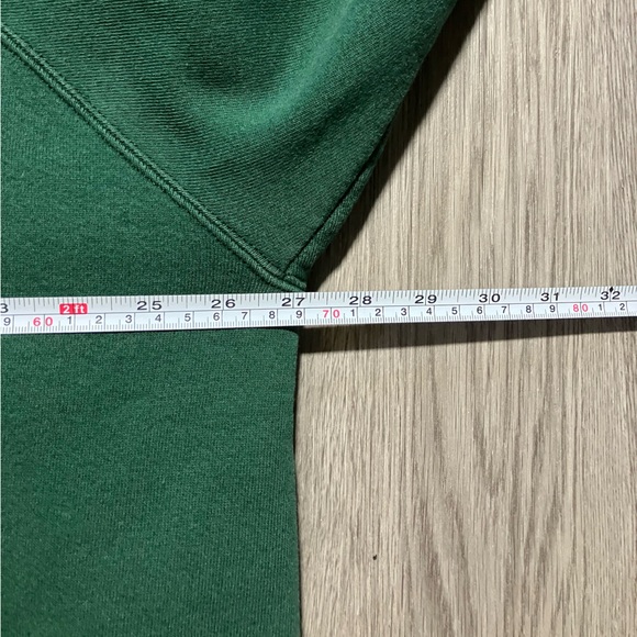 90s Adidas faded and distressed made in USA green hoodie sweater men’s XL VTG. - Picture 12 of 16